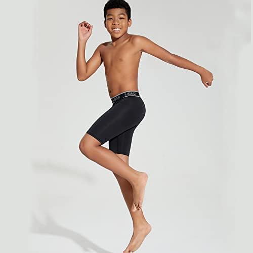 Liao Youth Boys Kompresionirani kratke hlače 2-pakovanje performanse atletske donje rublje Sportske gaćice