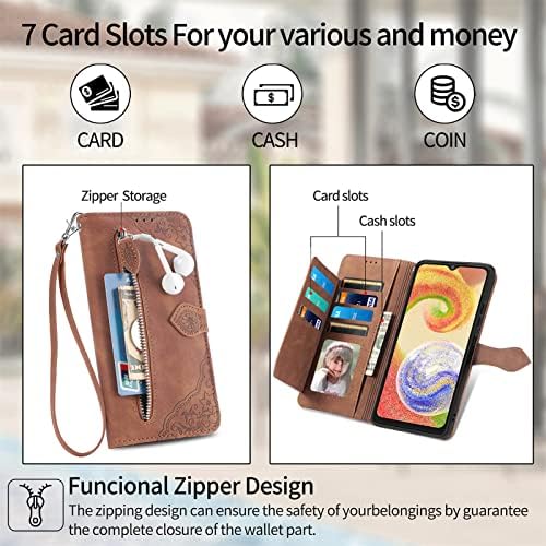 Luxury Case Zipper kožna torbica Shell Zipper novčanik Flip Case za Honor Magic 5 Lite Telefon