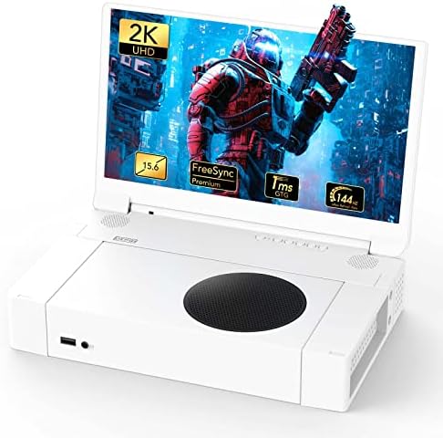 DEPGI 15.6 Xbox serije S prijenosni Monitor, 144Hz 2K QHD IPS prijenosni gaming Monitor za Xbox serije
