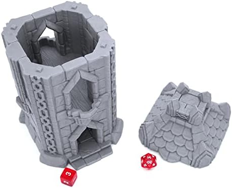 Endertoys Dwarf Settlement Tower by Makers Anvil, 3D štampani stolni RPG pejzaž i teren za ratne
