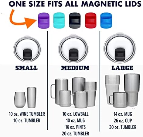 MAGSLider zamjenski klizač | Magnetni blok odgovara Yeti Rambler / Tumbler Magnetic poklopci 10 oz, 16 oz,
