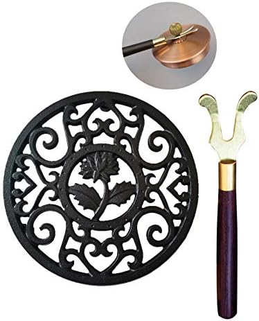 5,3 inča crni okrugli liveni turnir metalni čajnik za metal sa nogama i držačem poklopca za japanski čajnik