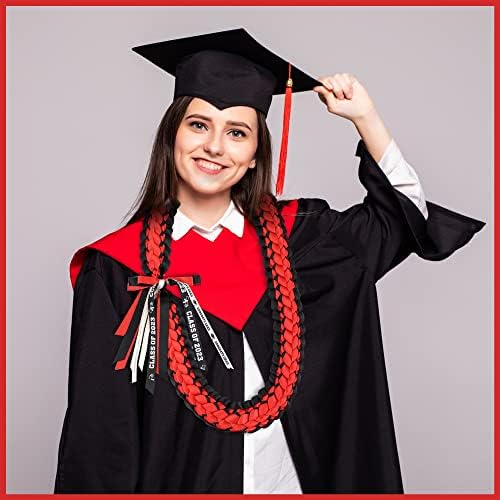 TFTAFAN Diplomiranje Leis i diplomski počasni kablovi Klasa 2023. Diplomirana vrpca Lei Diplomski ogrlica od ogrlice za plativke poklon za maturu za studentske diplomirane poklone Stranica