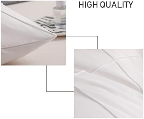 Pakovanje od 2 Bijela jastuka za presvlake za posteljinu standardne veličine sa zatvaračem za