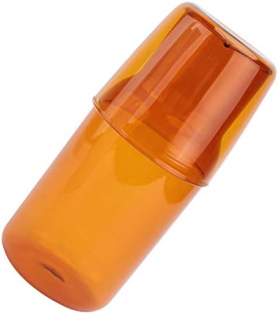 LuxShiny Clear Glass Carifes bocu vode za staklenu bacaču sa poklopcem vruće hladne vode tegljenog