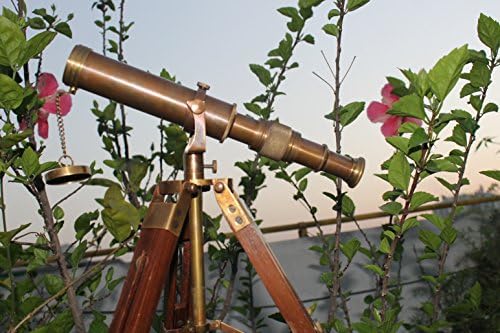 PARIJAT rukotvorina 10 Travel teleskop sa stabilnim stativ Vintage mesing teleskop na stativ stalak teleskop za Home Decor, Tabela Accessory & putovanje, planinarenje dodatak savršen