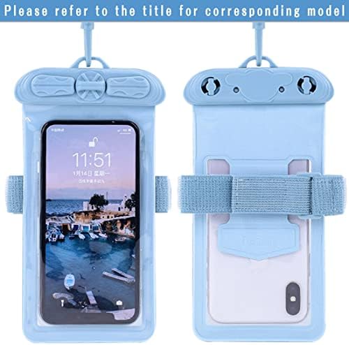 Vaxson futrola za telefon, kompatibilna sa pametnom vodootpornom torbicom Hisense Infinity H60 suha torba [ ne folija za zaštitu ekrana] plava