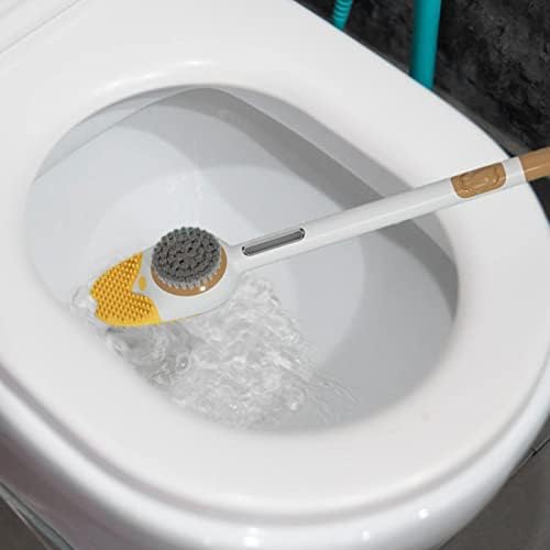 Set toaletne četke i držača, četkica za čišćenje WC-a | Silikonski toaletni četkica sa sapunom Dispenser