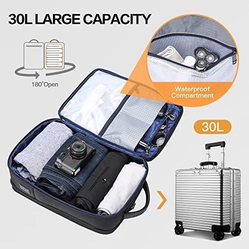 Bopai Business Smart Travel Laptop ruksak Muškarci 15,6 inčni USB punjenje vodootpornim otpornošću na 30L