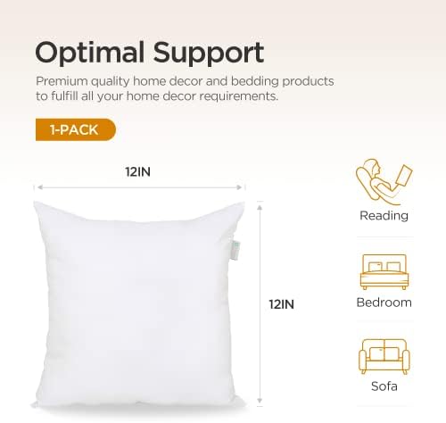 Acanva bacanje jastuk za jastuk Premium pupčanik Sham kvadratni oblik za ukrasni kauč kauč