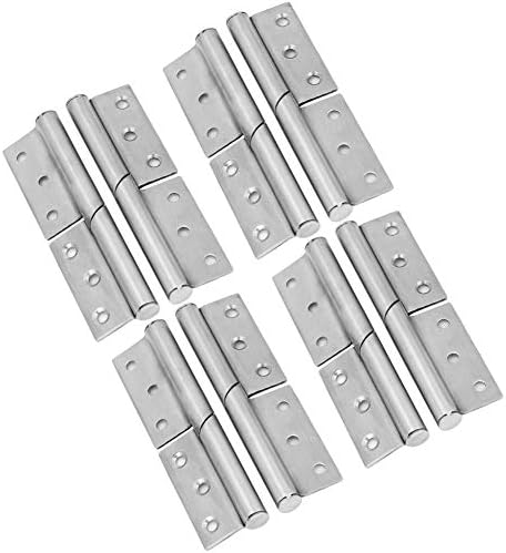 8 set šarke od nehrđajućeg čelika za podizanje šarke odvojiva drvena zglob za uklanjanje kućnog hardvera