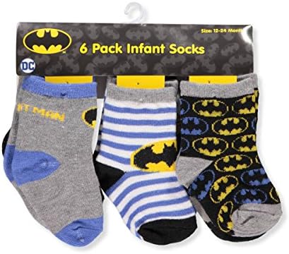 Batman Čarape Za Dojenčad Za Dječake-6 Paketa