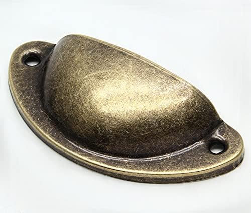 Mecion 30pcs Antikne brončane ručke za ladicu od željeza povlače ručke, ormarići nameštajni kabine