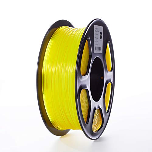 Topzeal 3D filament pisača, transparentna serija motorna pločica 1,75 mm, dimenzionalna tačnost +/- 0.02 mm, 1kg kalem za 3D štampač i 3D olovku