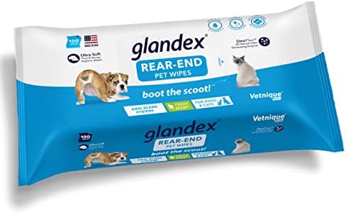 VETNIQUE Glandex napredna snaga analne žlijezde podrška mekom žvakanju poslastice s bundevom za pse & analna