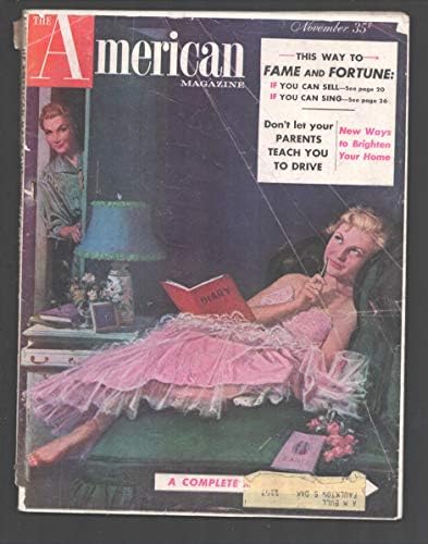 Američki magazin 11/1953-cover art Morgan Kane-pulp fiction-Wyatt Blassingame-klasični oglasi za automobile-G