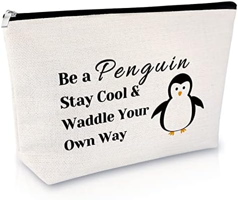 Penguin Gift for Penguin Lover Makeup Bag Animal Lover Gift Penguin Gift For Women Birthday Gift Gift