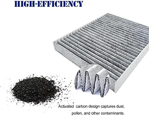 Ruito premium kabinski filter uključuje aktivirani ugljik, zamjenu za CF11819, CP819, BE-819, Azera 2012-2017,