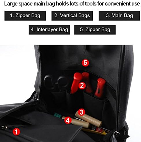 Alati Backpack torba, Oxford Tkanina od tkanine Tkanina ruksak ruksak otporna na habanje Multi džepni ruksak
