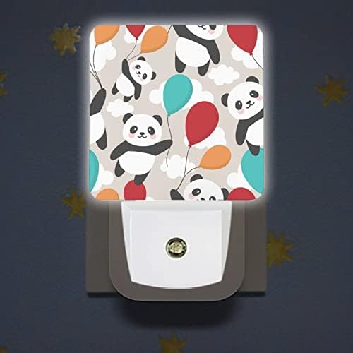 Panda Fly s balonom LED noćnom svjetlo sa automatskim sumrakom do zore senzor slatke energetski efikasnu noćnu svjetlost za spavaću sobu kupaonice