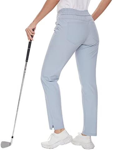 M Moteepi ženske golf hlače lagane rastezljive radne pantalone sa džepovima Slim Fit Golf odjeća