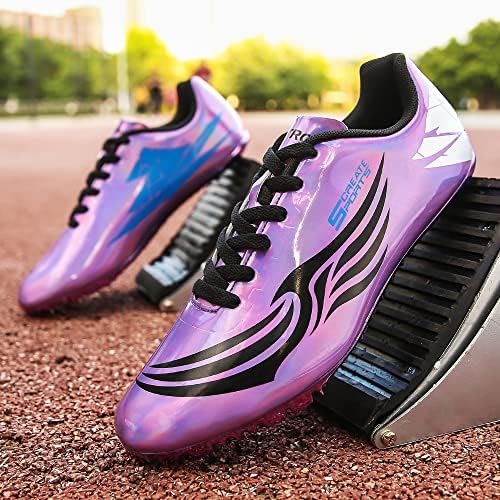 Thestron Unisex Pratis Spikes Trčanje sprint cipele za gusjenice i terenske cipele za muškarce Žene Djeca Cool Racing Trkači