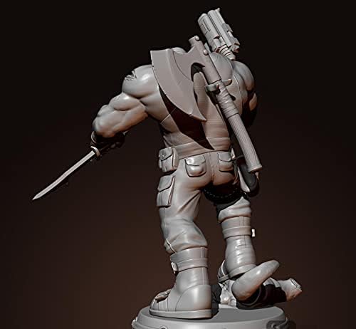 Goodmoel 75mm 1/24 Sci-Fi Planetary Warrior smola figura Kit Nesastavljene i neobojene minijature/cK-6584