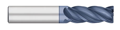 Titan TC22701 Vi-Pro varijabilni indeks čvrsti karbidni krajnji mlin, redovna Dužina, 4 flauta, ugaoni radijus,