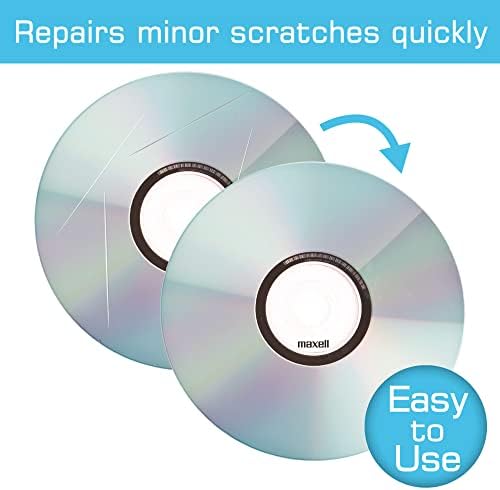 Maxell 190510 Disc Scratch Cleaner & amp; komplet za popravku CD/DVD-a-eliminiše preskakanje diska & gubitak