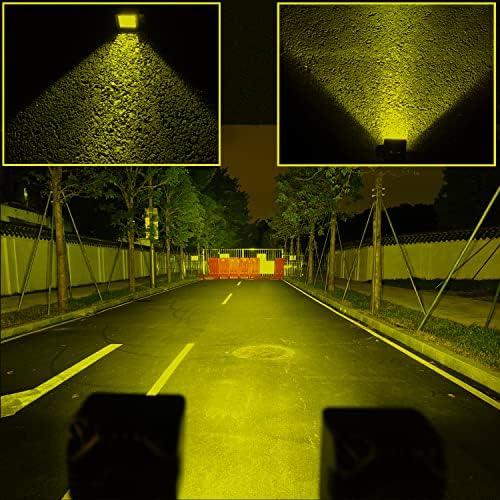 Szdystar LED žuta pomoćna svjetla za motocikle svjetla za maglu 2 kom 2.3 inčna žuta Pod svjetla radna svjetla pogodna za motocikl kamion automobil ATV SUV Viljuškar traktor
