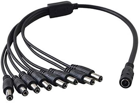 UpBright 8-Plug Splitter 8-Way kabl za napajanje kompatibilan sa MC5 9 Volt Daisy Chain fit Boss Line