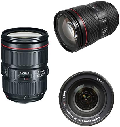 Canon 6D Mark II DSLR kamera sa Canon EF 24-105mm f/4L is II USM objektivom, pomoćnim panoramskim i telefoto