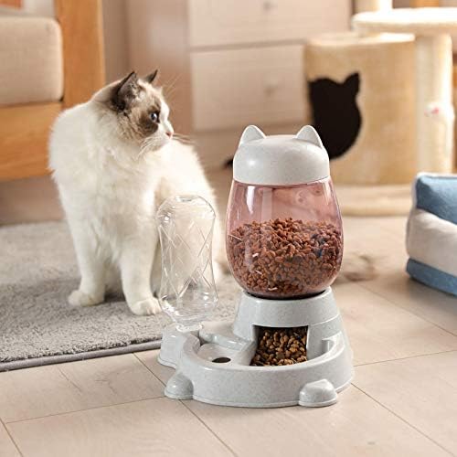 N B hranilica za kućne ljubimce mačja posuda za uši za mačke posuda za pse hranilica za vodu automatski spremnik za čuvanje vode bazen za pseću hranu Pink
