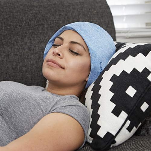 Ice Beanie prirodno olakšanje migrene-eliminišite tenzione glavobolje sa ovim hladnim šeširom dizajniranim za akupresuru-uživajte u umirujućoj kompresiji kako biste ublažili bol povezan sa Prenaprezanjem, bolovima & groznica