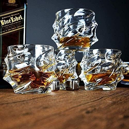 Decanter Set Whisky Decanter Wine Decanter Whisky naočare Set od 4 Ultra Clarity Whisky Tumblers Staromodno