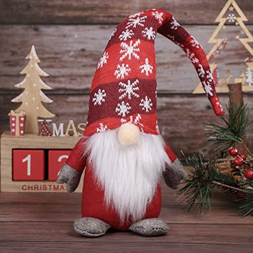 Toyvian Santa ukrasi Božić Santa Gnome Plišanička igračka Božićni ELF DWarf Dekoracija za hvala