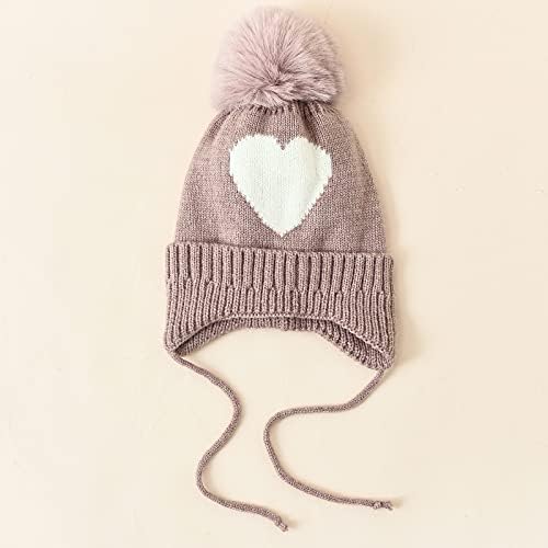 Dječaci šeširi i kape šešir uši kapu papu pulover Zima toplo unisex dječja ljubav pletena modna organska