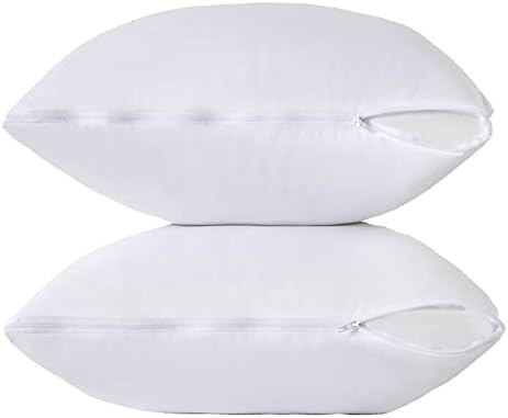 Vodootporni zaštitni jastučni jastuk sa zatvaračem sa patentnim zatvaračem 18x18 pakovanje 2 mekani bambusovi dres sa zatvaračem na površini jastuka za bacanje jastuka