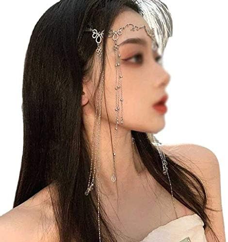 N / A Ženska nakit za kosu Elegantne vjenčane hairbote Tassel Headwear Modne žene Hairgrips Slatki romantični vintage dodaci
