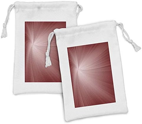 Ambesonne apstraktna torba od tkanine 2, ombre efekt twirling zrake Futurističke linije spiralni