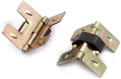 Hardver za ormar za ormar AEXIT Closet 19 mm x 18 mm metalna ploča sa šarkama brončana tona šarke