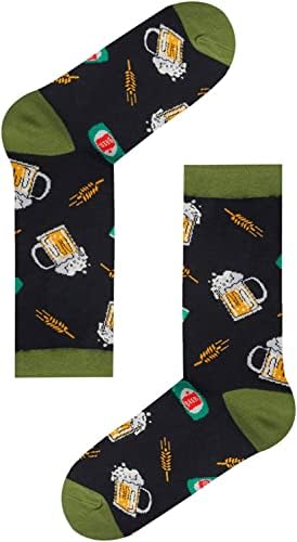 Happypop Unisex pivski čarape Pivski pokloni za muškarce, pokloni za ljubitelje piva Funny Piv pokloni