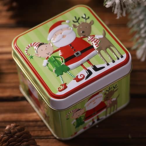 Poklon Bump can Box Candy Iron Dječija kutija za pohranu kvadrati Candy Božić Home Decor ponos Ornament