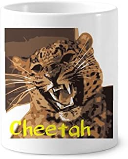 Indian Feline Cheetah životinjski četkica za zube četkica za zube CERAC stalak za olovke