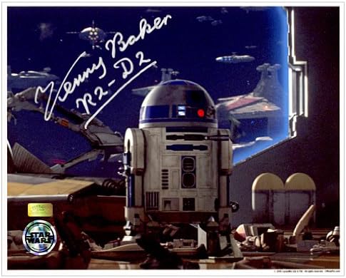 Kenny Baker autografirao 8x10 Star Wars Battle Pogledaj fotografiju