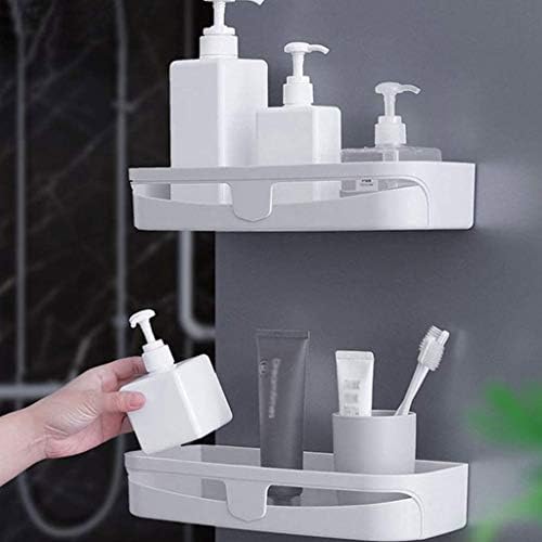 Wxxgy stalak za kupaonicu Zidna polica za tuširanje stalak za ostavke za skladišni nosač kuhinjski nosač plastični