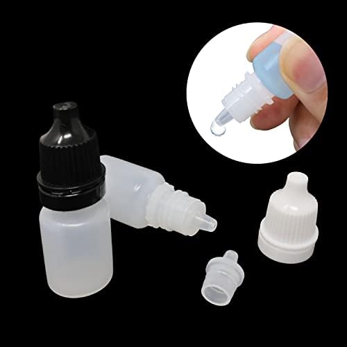 Honbay 30pcs 5ml plastične prazne boce od kapljica kapljica Prijenosni pad očiju posude za oči tekuće