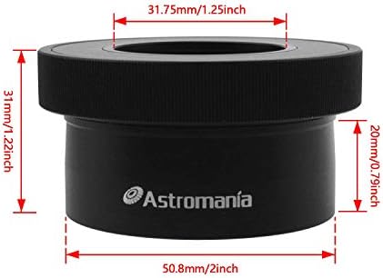 ASTRANOMIA 1,25 / 2 Twist-Lock adapter - čvrsto i lagano drži i centrira svoje okulare