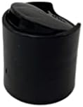Prirodne farme 4 oz Green Boston BPA Besplatne boce - 8 pakovanja Prazna kontejnera za ponovno punjenje - Esencijalni ulji proizvodi za čišćenje - aromaterapija | Glatka crna kapa za disk - izrađena u SAD-u