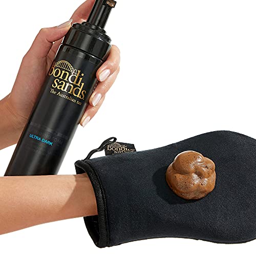Bondi Sands Ultra Dark samotamnjenje Foam Value Kit / uključuje 2 lagane Tan pene bez sunca + 1 rukavicu za nanošenje za besprijekoran završetak